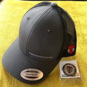 Terradyne baseball hat and rare challenge coin